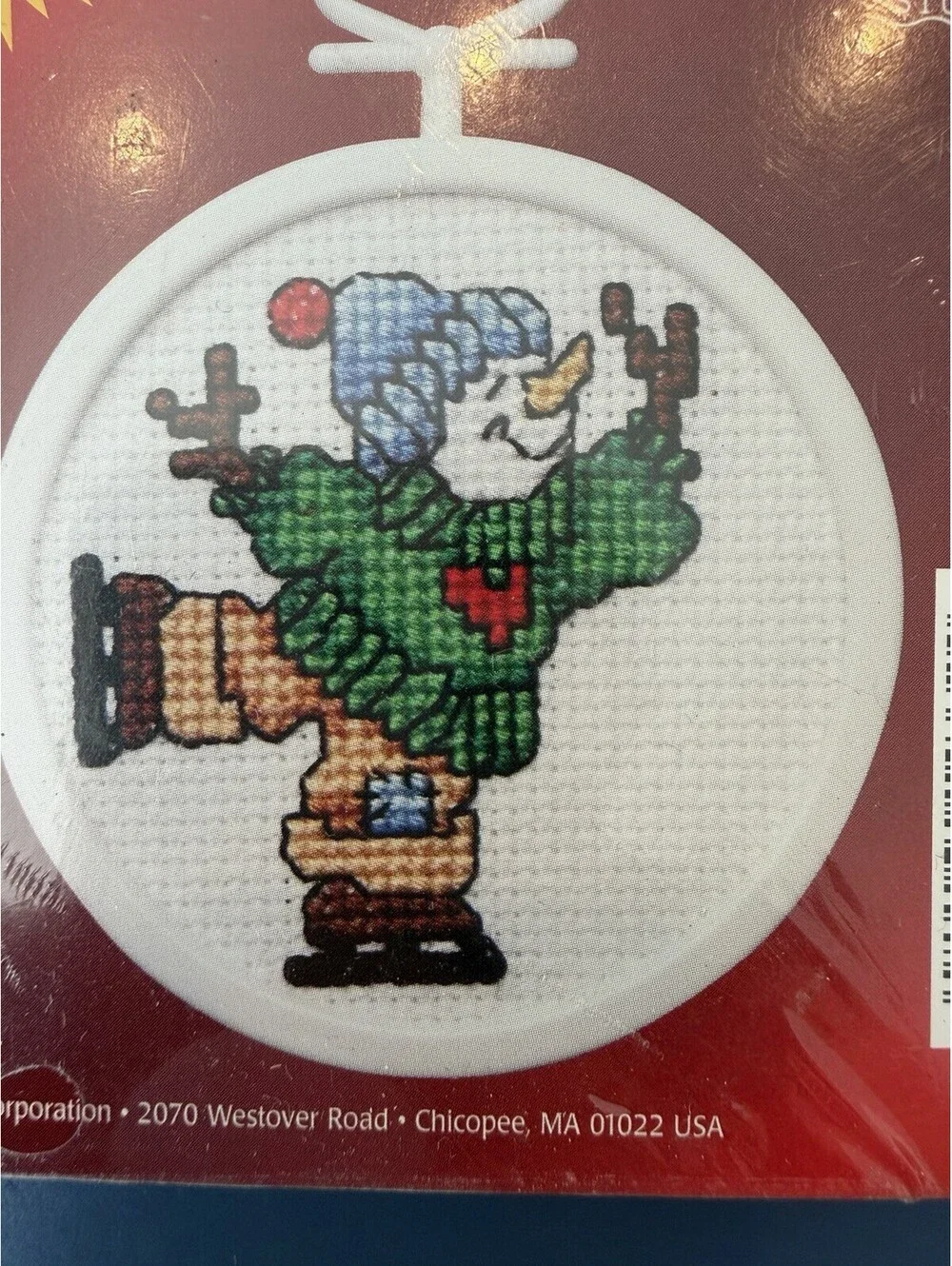 Janlynn 2004 Christmas Candy Crosstitch With Frames Set Of 3